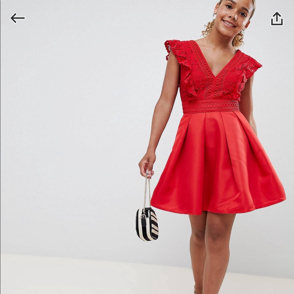 Little mistress red dress size 12 petite